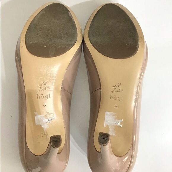 Hogel Patent Leather Platform Pumps Sz 4 US 61/2 - Picture 4 of 8